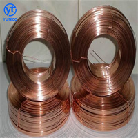 Cable de Cobre Desnudo T2 de Alta Pureza 99.99%, Cable Sólido de Cobre Rojo ETP para Bobinado de Motores de Transformadores, Uso Conductivo Eléctrico