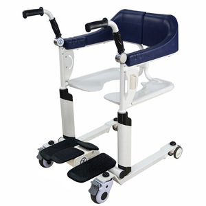 Foot Operated Lifting Transfer Machine For Elderly Disabled <b>Bathing</b> Toileting With Wheels And Seat <b>Support</b> - Product Image 3