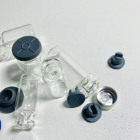 Flacons en verre borosilicate neutre personnalisés de 2 ml, 3 ml, 5 ml, 6 ml, 7 ml, 8 ml, 10 ml, 15 ml, avec bouchon en caoutchouc stérile, scellés, écologiques