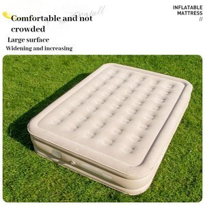 Matelas gonflable souple à gonflage rapide, lit d'appoint surélevé, canapé pliable portable avec pompe intégrée et oreiller - Product Image 4