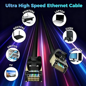 <span class=keywords><strong>Cable</strong></span> Ethernet CAT7 con Doble Blindaje, OFC, PVC, 10Gbps, <span class=keywords><strong>Cable</strong></span> <span class=keywords><strong>de</strong></span> Conexión <span class=keywords><strong>de</strong></span> Red <span class=keywords><strong>de</strong></span> Alta Velocidad <span class=keywords><strong>para</strong></span> Router, Switch, Servidor, Centro <span class=keywords><strong>de</strong></span> Datos, Cámara - Product Image 2