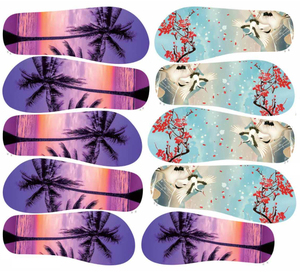 <span class=keywords><strong>Film</strong></span> de transfert thermique personnalisé en gros pour claquettes en EVA – Autocollants de transfert thermique EVA très demandés pour claquettes de plage estivales - Product Image 5