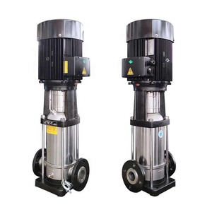 Promotion Pompe centrifuge verticale multi-étages en acier inoxydable 304 pour surpression de conduite et filtration, débit 2000 LPH, hauteur de refoulement 15 m, CE - Product Image 3