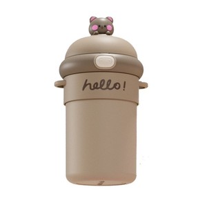 Bouteille d'Eau en Verre Portable Mignonne avec Sangle Style Dessin Animé Grande Capacité pour Filles Étudiantes - Product Image 5