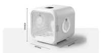 Boîte de séchage automatique intelligente pour animaux de compagnie, petit sécheur pour chiens et chats, pièce de séchage pour animaux de compagnie, température constante, alimentation en air complète en forme de U, nid pour animaux de compagnie 62L
