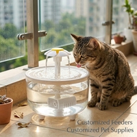 Accessoires pour fontaine à eau pour animaux Lingliang, distributeur d'eau automatique intelligent à capacité réglable pour chats et chiens, distributeur d'eau pour animaux de compagnie