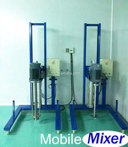 Mélangeur <span class=keywords><strong>à</strong></span> tambour <span class=keywords><strong>Mobile</strong></span> électrique pneumatique levage homogénéisateur disperseur mélangeur pour huile mélange liquide 1000L peinture sirop - Product Image 6