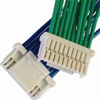 Harnais de câblage personnalisé avec connecteur JST NSHR-10V-S NSH, pas de 1 mm, 10 broches, rangée simple, verrouillage sécurisé, certifié UL E60389 RoHS2