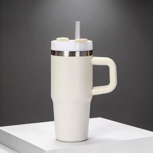 Stainless Steel <b>Kids</b> 14oz Travel Drinking Cup with Straw Handle Vacuum Insulated Tumbler - Product Image 3