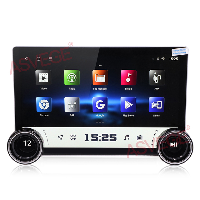 Android 2K Display Dual Knobs MTK 2+32G WiFi DSP Car Radio Stereo GPS Navigation OBD2 SD Card 1 Year Car Audio System Head Unit
