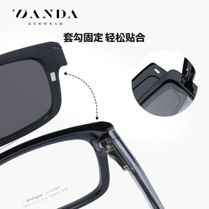 PZ1009 Sunglasses TR90 <b>Frame</b> Polarized UV400 Unisex Lightweight Square Design - Product Image 4