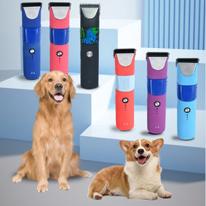 Kit professionnel de toilettage pour chiens avec tondeuses à cheveux <span class=keywords><strong>sans</strong></span> <span class=keywords><strong>fil</strong></span> pour animaux de compagnie Ciseaux de <span class=keywords><strong>tondeuse</strong></span> en plastique pour le nettoyage de la coupe des cheveux des chiens de compagnie - Product Image 2