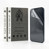 Film de protection anti-espion en TPU mat hydrogel à découper, prix usine, pour tous les modèles