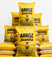 Sacs en plastique tissé PP pour riz, avec fenêtre transparente, impression personnalisée du logo, fabrication en usine, 5-50 kg, thermoscellage, emballage alimentaire, sacs pour riz basmati