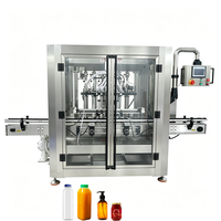 Machine de remplissage de bouteilles en acier inoxydable, plastique et verre entièrement automatique haute précision L&B pour lotion, crème, shampoing, gel, pâte