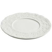 Service de vaisselle en porcelaine blanche nordique, écologique, avec des assiettes plates à motifs ronds pour la maison, les restaurants, les mariages, les hôtels, emballage inclus
