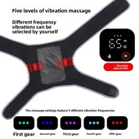 Ceinture de massage chauffante sans fil à lumière rouge pour les articulations de la hanche, enveloppement inguinal, chauffe-jambes, compresse chaude électrique, attelle de cuisse, masseur de hanche