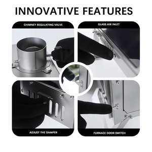 INBESTCAMP Sain Fabriques Facile à utiliser <span class=keywords><strong>Livre</strong></span> Portatil Fogao Aufheizen Sans fumée Mesure saine Chauffage rapide - Product Image 3