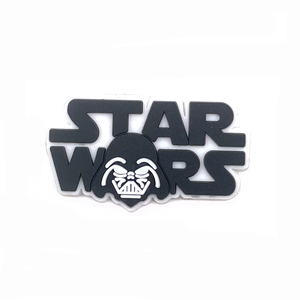Regali promozionali creativi decorazione di scarpe all'ingrosso PVC Cartoon Star Anime Baby <span class=keywords><strong>Yoda</strong></span> Design guerra scarpe Charm Custom Charm - Product Image 6