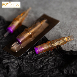 Venta al por mayor EZ V Select SF Slope <span class=keywords><strong>Flat</strong></span> 0,30mm <span class=keywords><strong>Agujas</strong></span> de tatuaje permanentes de acero inoxidable Certificado CE PMU Suministros de tatuaje - Product Image 2