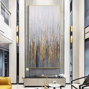 Arte Contemporáneo en Lienzo, Pintura Enmarcada Hecha a Mano, Decoración de Pared para Hogar u Hotel, Arte Abstracto, Texturizado en 3D, Acrílico, Naturaleza Muerta de Gran Tamaño - Product Image 2