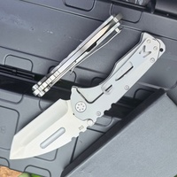 US Stock Folding Knife Heavy Duty Tactical Pocket Knife D2 Handle Frame Lock 3Days Delivery EDC Outdoor Tool Direct Factory Sale