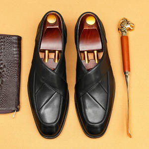 Zapatos de cuero nuevos para hombre, zapatos transpirables de cuero genuino, zapatos casuales con hebilla, disponibles al por mayor a bajo precio - Product Image 1