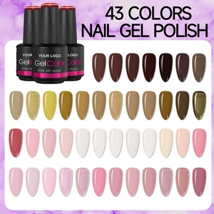 เจลทาเล็บแบบลอกออกได้ ขนาด 15 มล. สีผสมตามสั่ง ราคาโรงงาน OEM ติดทนนาน ปราศจากสาร Hema และ TPO รับผลิตแบรนด์ส่วนตัว เจลยูวีทาเล็บ - Product Image 1