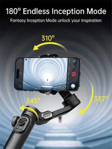 Stabilisateur de <span class=keywords><strong>cardan</strong></span> intelligent AOCHUAN XE pour smartphone et caméra vidéo, avec suivi humain IA intelligent et reconnaissance gestuelle via application - Product Image 6