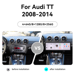 Écran tactile Foforfor de 14,9 pouces pour <span class=keywords><strong>Audi</strong></span> <span class=keywords><strong>TT</strong></span> 2008-2014, lecteur DVD de voiture, Android 15, autoradio, GPS, navigation, CarPlay sans fil - Product Image 5