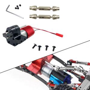 WPL B14 B24 C14 C24 MN90 Q60 RC auto trasferimento metallo albero motore nero rosso - Product Image 4
