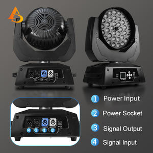 Aiccपोज 36 pccs 15w rgbw uv 6in1 ज़ूम-क्लब पार्टी इवेंट के लिए हेड लाइट मूविंग हेड लाइट - Product Image 4
