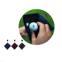 Caiton Logo Personnalisé Portable Balle De Golf Cleaner Club Balle De Nettoyage Pochette Accessoires De Golf