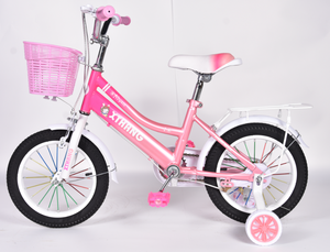 دراجة رخيصة 20 بوصة 4 عجلات للنساء من عمر 2 إلى 9 سنوات نموذج جديد دراجة أطفال وردية لطيفة للفتيات - Product Image 5