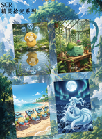 YQ Wholesale Hot Selling Poke Cool and Exquisite Anime Art Board sealed Blind Box Collectible Qualita Fan Art Games Gift