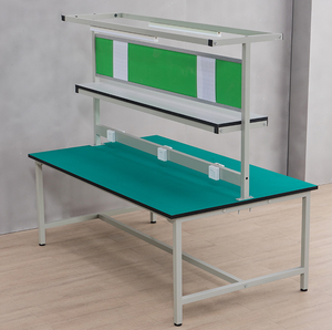 Esteira Transportadora para Máquina de Embalagem, Mesas de Trabalho em Alumínio, Esteira de Linha de Montagem, Bancadas de Trabalho para Oficina - Product Image 6