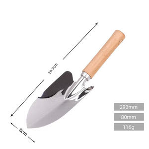 J19 Ensemble de jardinage en acier inoxydable robuste pour femmes avec manche en bois Sécateur Gants Fournitures dans un panier - Product Image 6