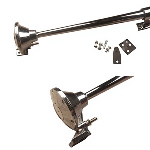 Klaxon de voiture 640 mm chromé 12V 24V, klaxon électrique universel pour camion et véhicule - Product Image 4