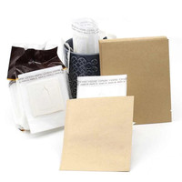 Sac d'emballage à café en papier Non tissé, à impression personnalisée, thermoscellage, filtre à café, 10 unités