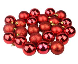 Decorazioni personalizzabili per albero di natale palline pendenti in plastica lucide colorate con ornamento di natale palle albero - Product Image 2