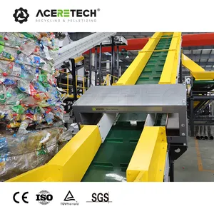 High Productivity AWS-PET 2t/h Plastic PET Bottle To Bottle Food Grade Recycling Washing Line PET Bottles Recycling Machine