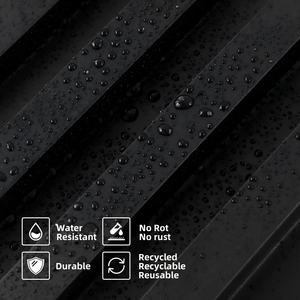 Không thấm nước WPC tấm Tường chống cháy và chống nấm mốc trang trí tường tấm tùy chỉnh kích cỡ cho nội thất WPC rãnh tường Bảng điều khiển - Product Image 2