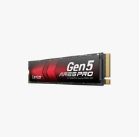 قرص صلب Lexar ARES PRO M.2 2280 PCIe Gen5 X4 NVMe SSD بسعات 1 تيرابايت و2 تيرابايت و4 تيرابايت بسرعة 14000 ميجابايت/ثانية مع لوحة دوائر مطبوعة أحادية الجانب لأجهزة الكمبيوتر المخصصة للألعاب وPS5 والكمبيوتر المحمول وتصنيع الرسومات ثلاثية الأبعاد