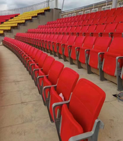 Sièges de stade pliables de haute qualité, chaises en plastique HDPE