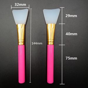 Applicateur de Pinceau de Maquillage Outils de Beauté, Pinceau Applicateur de Masque Facial en Silicone Souple, Prix Usine pour Masques à l'Argile, au Charbon et Mixtes - Product Image 3