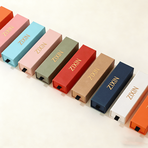 Boîte à bijoux en carton avec tiroir coulissant pour colliers longs – Organisateur de rangement durable, idéal pour l'affichage en magasin - Product Image 4