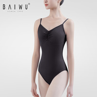 116141023 Baiwu bas V dos Ballet justaucorps Camisole Ballet justaucorps dentelle danse justaucorps