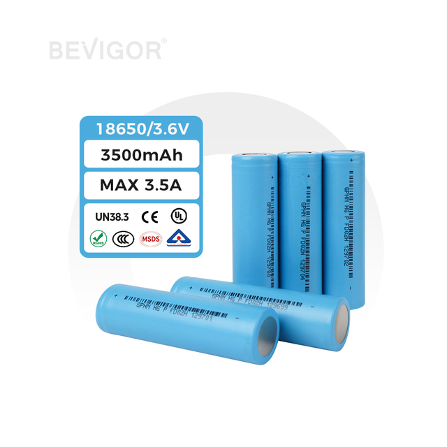 18650 3.7V 18650 3500mAh Cylindrical Lithium Ion Battery for Electric Bicycle 18650 Lithium Cell Cylindrical Lithium Ion Battery