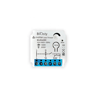 Bilihondim Matter Over Thread Smart Digital Box Dimmer Mural Certifié 1 Canal 200W Sans Fil Portée 30m Compatible Google Assistant