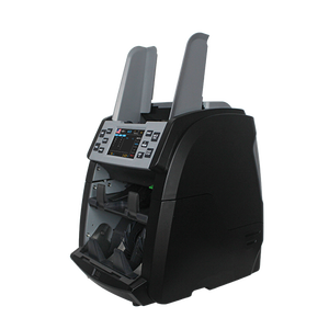 Thiết kế mới kép mis hỗn hợp mệnh giá xách tay tự động tiền mặt đếm Máy hai túi tiền giấy SORTER ngân hàng lớp Heavy Duty - Product Image 2